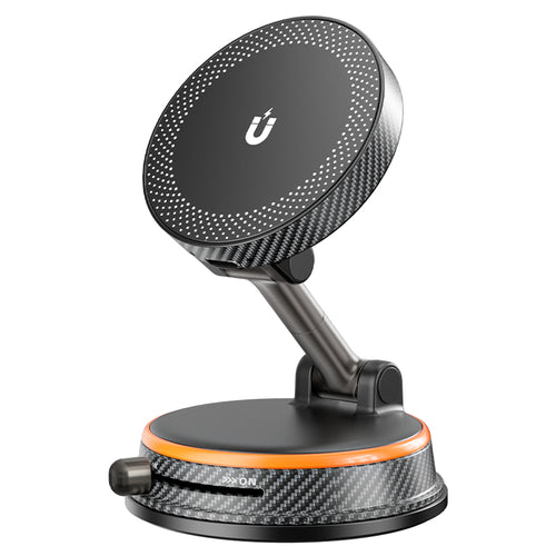 Raven Orbit: A14 Pro MagSafe Vacuum Car Mount - 15W Fast Charging & N52 Magnet